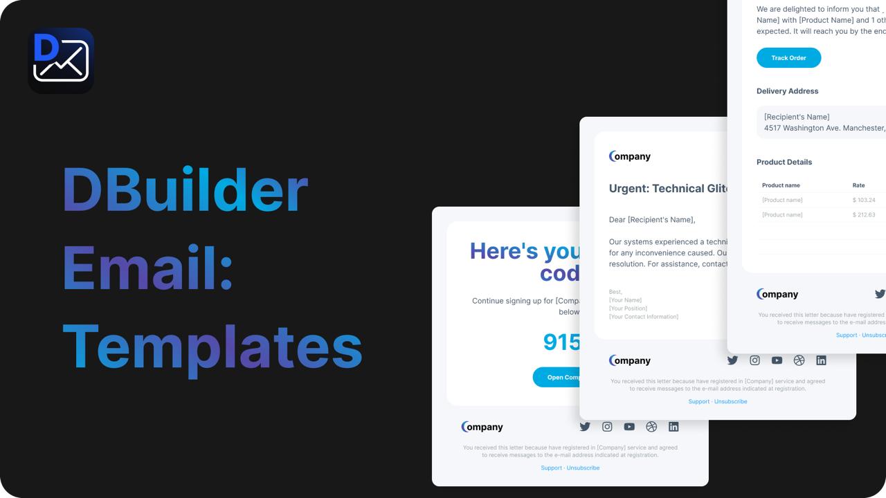 DBuilder Email: Free Templates